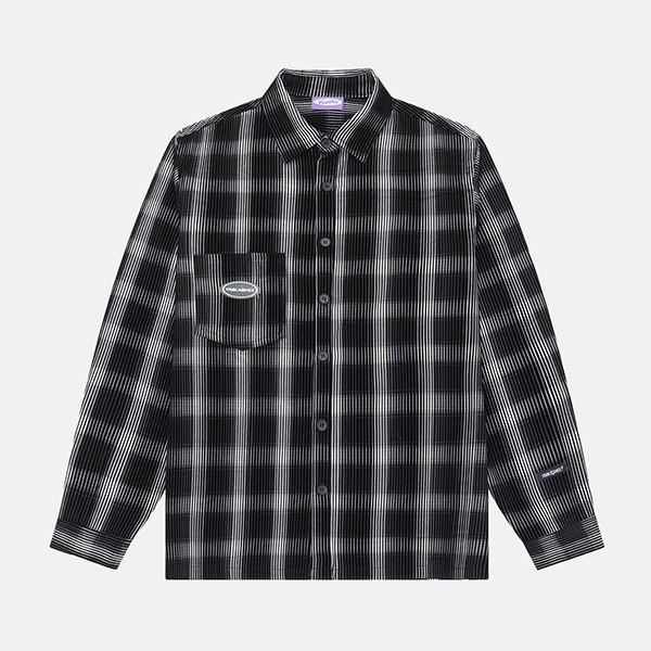  YMKASHIX Velvet Button Tartan