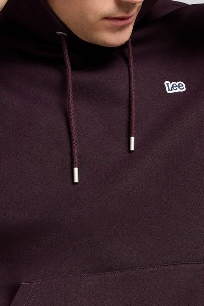 ��������� Lee PLAIN HOODIE DEEP WINE