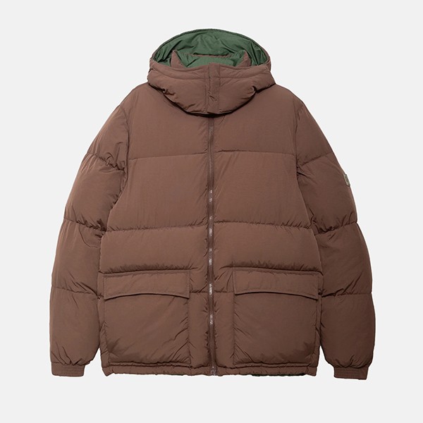 Пуховик Меч Puffer Reversible Brown/Pine Green