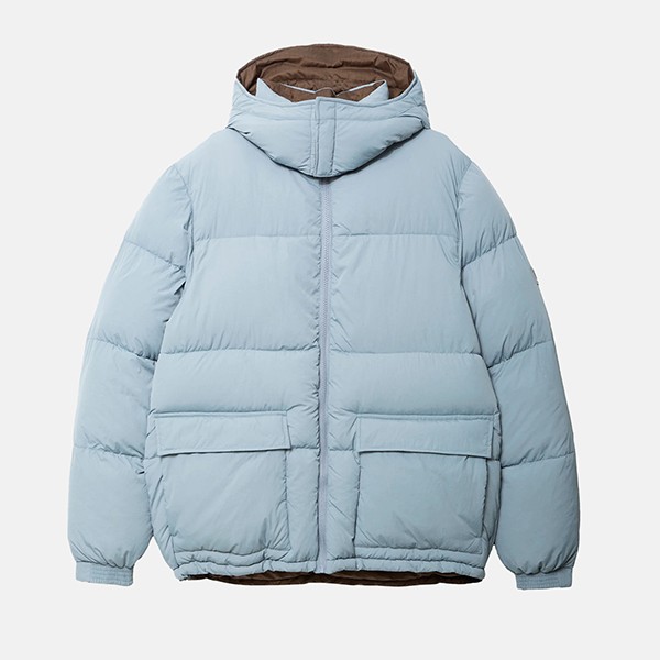 Пуховик Меч Puffer Reversible Celeste/Brown