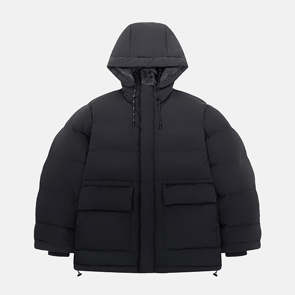 Пуховик YMKASHIX HTF Logo черный