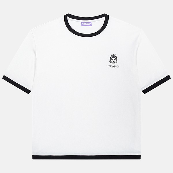 Футболка Ymkashix Hellcome logo белая