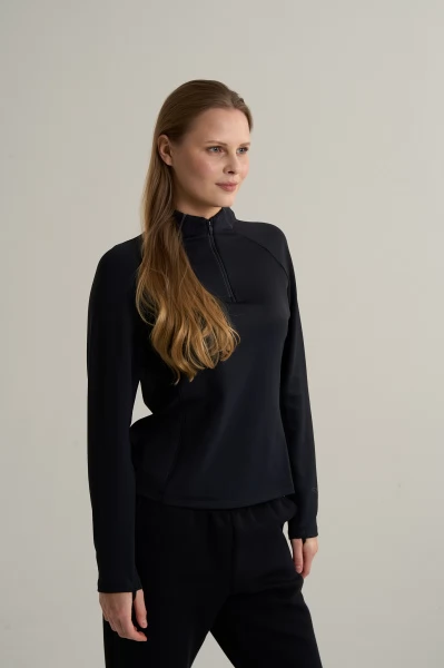 �������� half-zip ���������� Anta RUNNING LS Tee