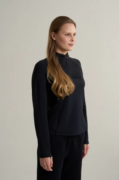 �������� half-zip ���������� Anta RUNNING LS Tee
