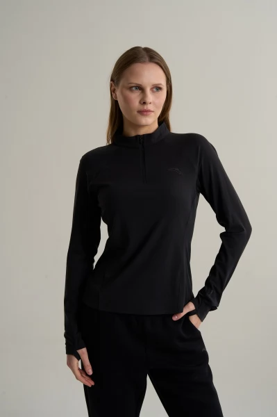 �������� half-zip Anta RUNNING LS Tee