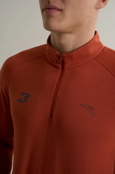 �������� half-zip Anta RUNNING LS Tee