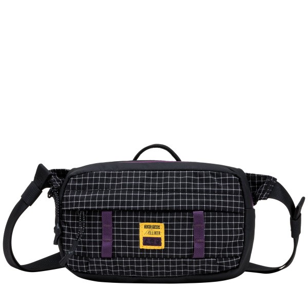 ��������� ����� ELLIKER SEMER HIKERDELIC X ELLIKER SLING BAG BLK-PURPLE