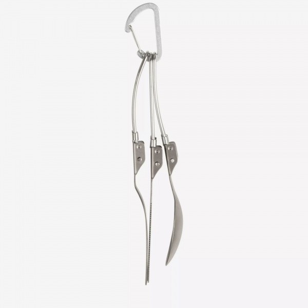 �������� �������� ������� ELLIKER BELDON TITANIUM 3 PIECE FOLDABLE CUTLERY