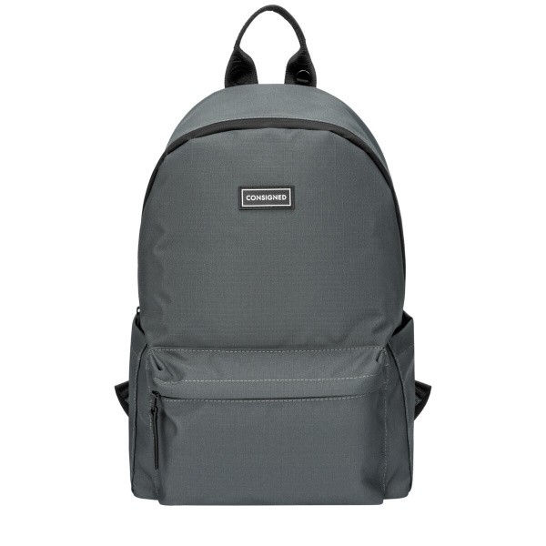 ������ CONSIGNED ZIP TOP POCKETED BACKPACK Grey