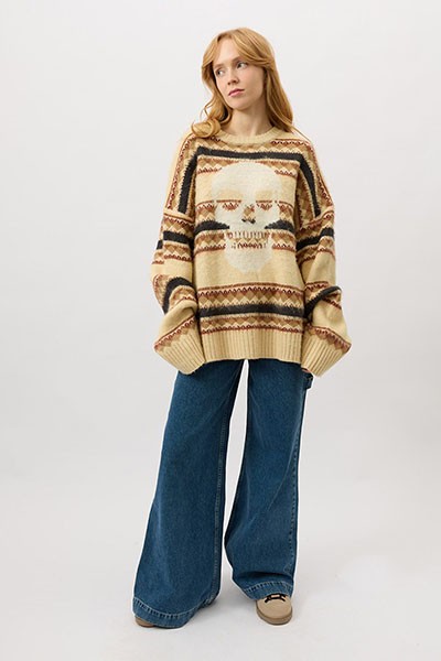 ������ The Ragged Priest SWEEPER WIDE LEG JEAN INDIGO