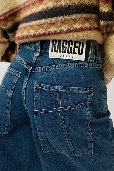 ������ The Ragged Priest SWEEPER WIDE LEG JEAN INDIGO