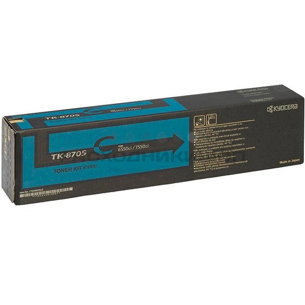KYOCERA MITA TK-8705C �����-�������� ��� TASKalfa 6550ci, 6551ci, 7550ci, 7551ci (�������, 30 000 ���)