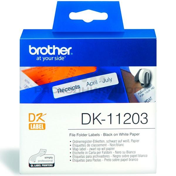 BROTHER DK11203 �������� �� ������� �����-������������ (17 x 87 ��) 300 ��.