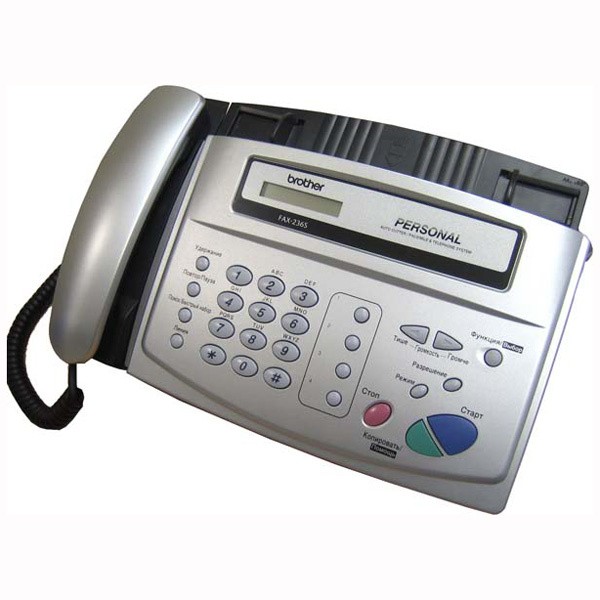 BROTHER FAX-236S ���� � ������� �� �����������, ����� �� ��������� 9,6 ����/���
