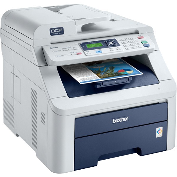 BROTHER DCP-9010CN ��� ������� ������������ �4, 2400 x 600 dpi, 16 ���/��� �����-����� � ������� ������