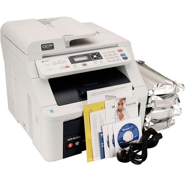 BROTHER DCP-9010CN ��� ������� ������������ �4, 2400 x 600 dpi, 16 ���/��� �����-����� � ������� ������