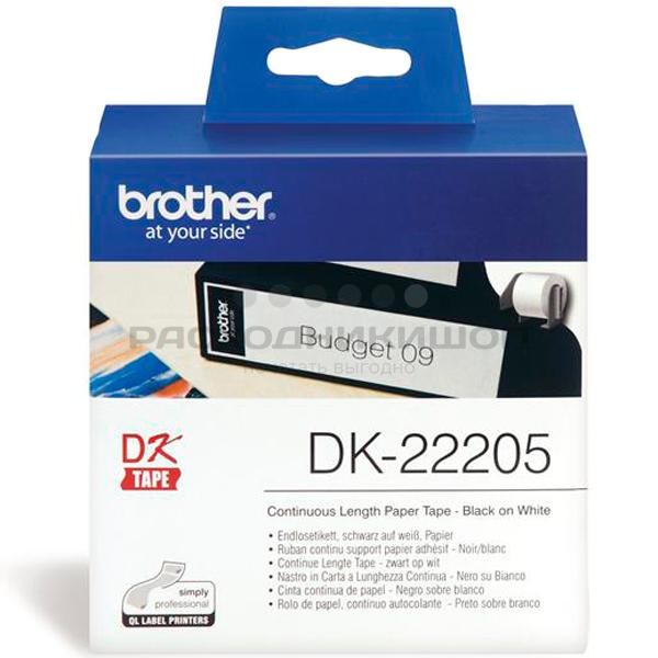 BROTHER DK22205 ����� ������������� �������� ����� ��� ������� (62 �� x 30,48 ������)
