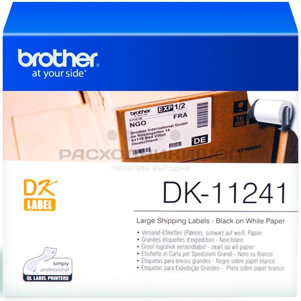 BROTHER DK11241 ������� �������� ��� ���������� ������ (102 x 152 ��) 200 ��.