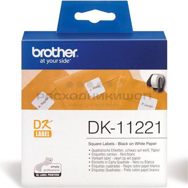 BROTHER DK11221 ���������� �������� (23 x 23 ��) 1000 ��.