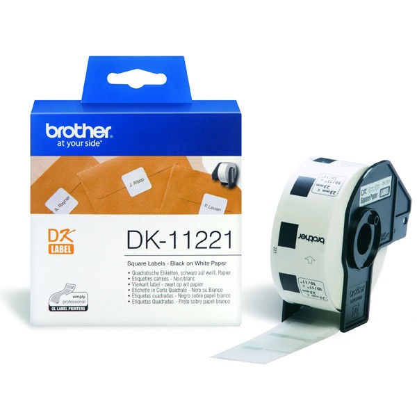 BROTHER DK11221 ���������� �������� (23 x 23 ��) 1000 ��.