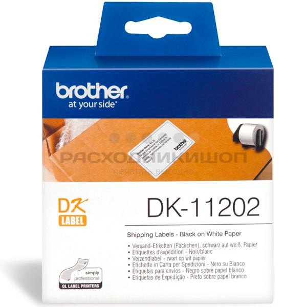 BROTHER DK11202 �������� ��� ���������� ������ (62 x 100 ��) 300 ��.