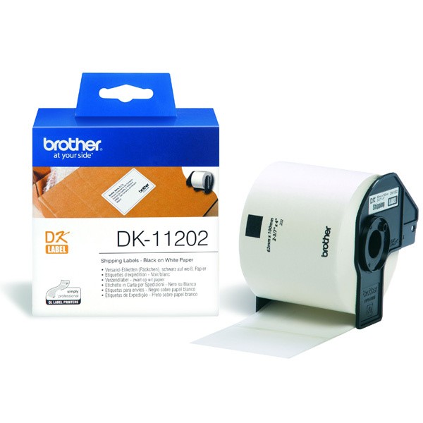 BROTHER DK11202 �������� ��� ���������� ������ (62 x 100 ��) 300 ��.