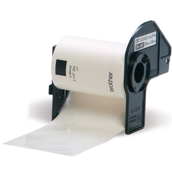 BROTHER DK11207 �������� �� CD/DVD (������� 58 ��) 100 ��.