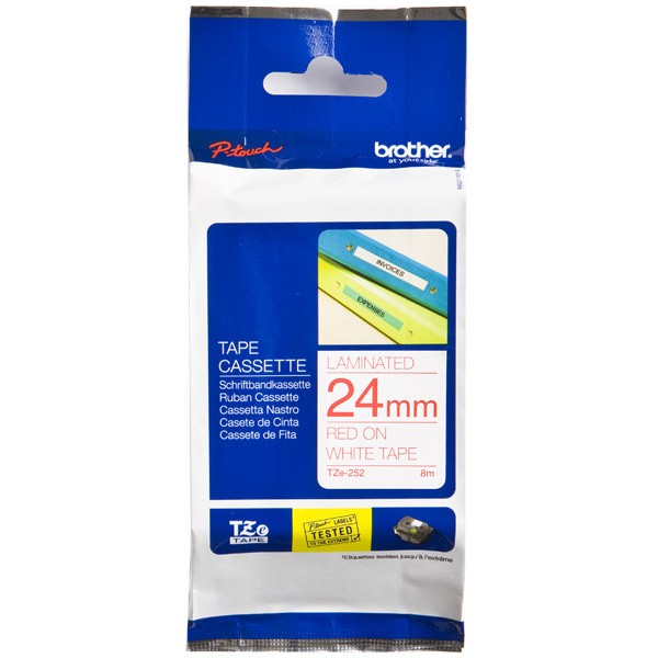 BROTHER TZe-252 �������� � �������������� ������ ������� 24 �� (������� ����� �� ����� ����)