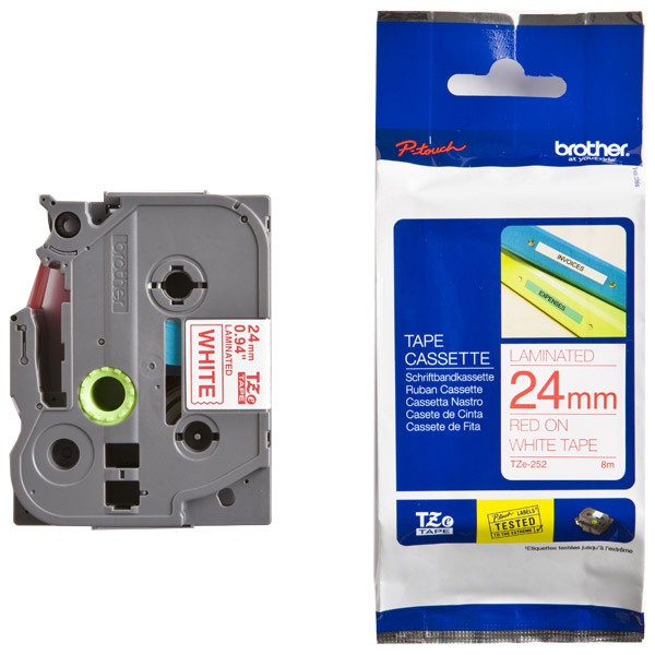 BROTHER TZe-252 �������� � �������������� ������ ������� 24 �� (������� ����� �� ����� ����)