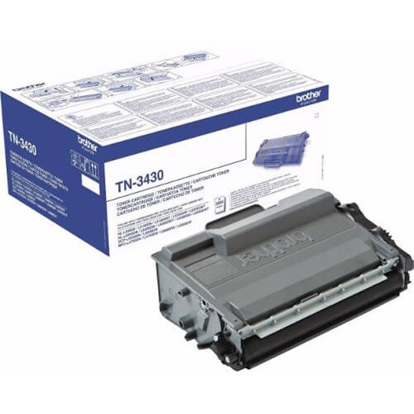 BROTHER TN-3430 �����-�������� ��� HL-L5000D, HL-L5100DN, HL-L5200DW, HL-L6300DW, HL-L6400DW, HL-L6400DWT, DCP-L5500DN, DCP-L6600DW, MFC-L5700DN, MFC-