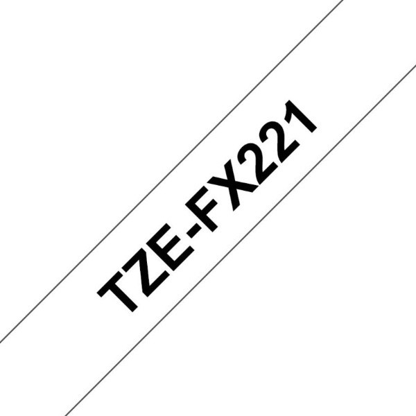 BROTHER TZe-FX221 �������� � ���������� �������������� ������ ��� �������������� ������������ ������� 9 �� (������ ����� �� ����� ����)