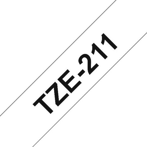 BROTHER TZe-S211 �������� � c����������� �������������� ������ ������� 6 �� (������ ����� �� ����� ����)
