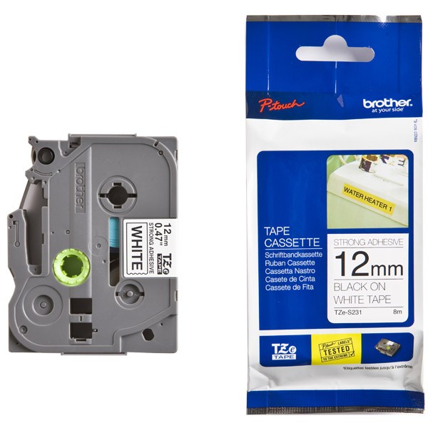 BROTHER TZe-S231 �������� � c����������� �������������� ������ ������� 12 �� (������ ����� �� ����� ����)