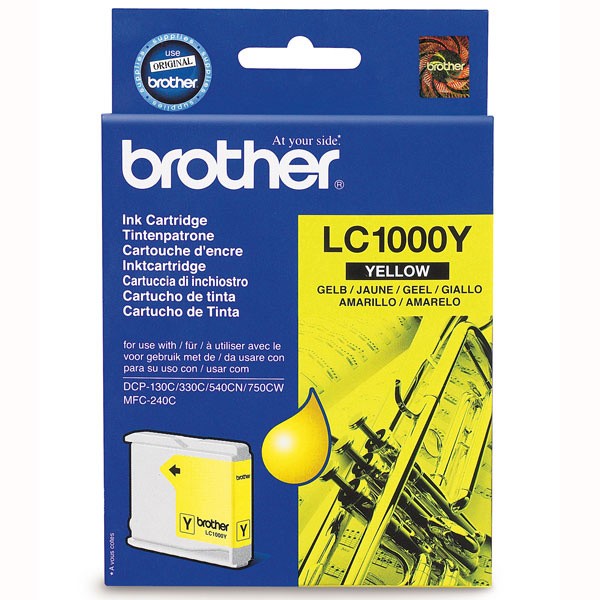 BROTHER LC1000Y �������� ��� DCP-130C, DCP-330�, DCP-350C, DCP-540CN, MFC-240C, MFC-465CN, MFC-885CW, MFC-5460CN (�����, 400 ���)