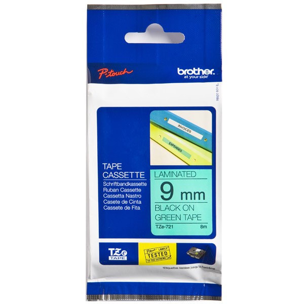 BROTHER TZe-721 �������� � �������������� ������ ������� 9 �� (������ ����� �� ������ ����)