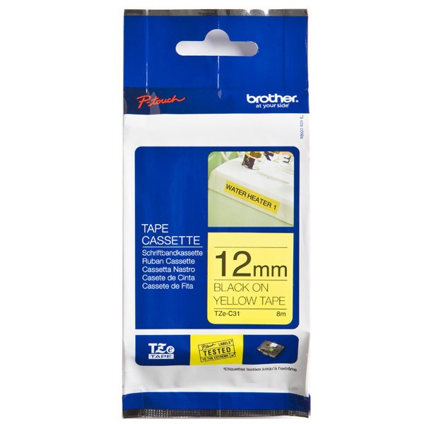 BROTHER TZe-C31 �������� � �������������� �������������� ������ ������� 12 �� (������ ����� �� ����� ����)