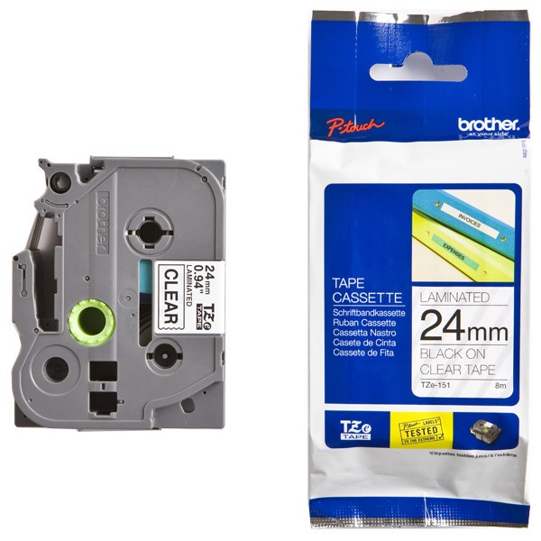 BROTHER TZe-151 �������� � �������������� ������ ������� 24 �� (������ ����� �� ���������� ����)