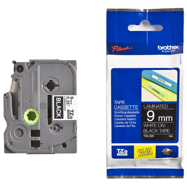 BROTHER TZe-325 �������� � �������������� ������ ������� 9 �� (����� ����� �� ������ ����)