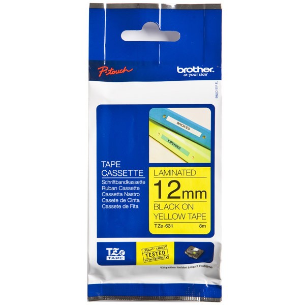 BROTHER TZe-631 �������� � �������������� ������ ������� 12 �� (������ ����� �� ����� ����)