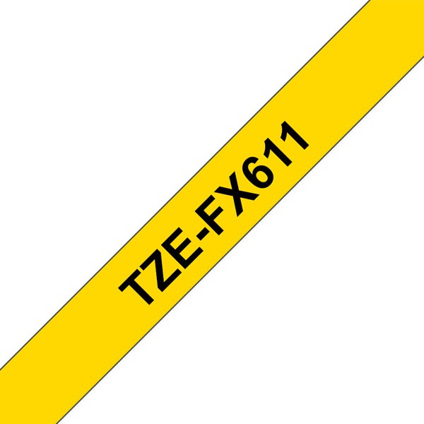 BROTHER TZe-FX611 �������� � ���������� �������������� ������ ��� �������������� ������������ ������� 6 �� (������ ����� �� ����� ����)