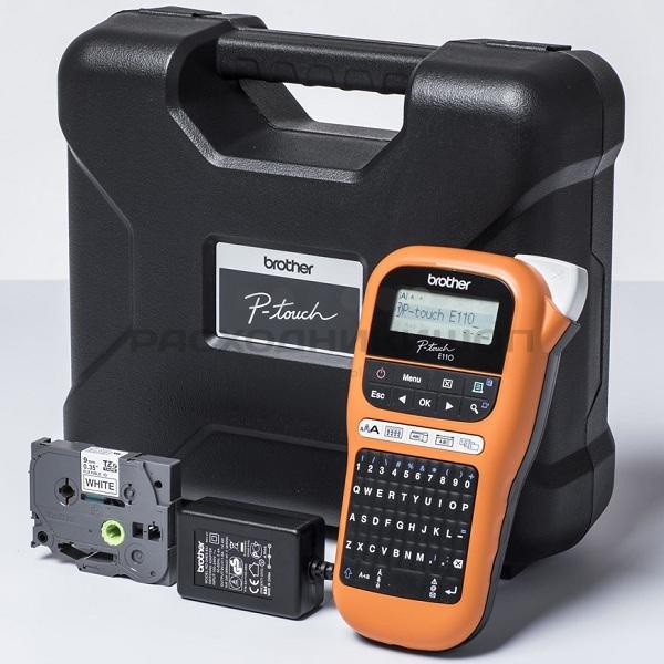 BROTHER P-Touch PT-E110VP ������� ��� ������ �������� +10 �������������� ������ � ������