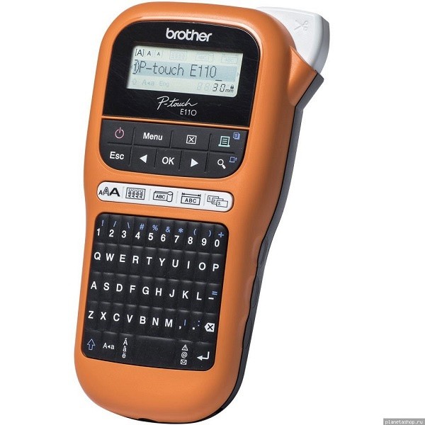 BROTHER P-Touch PT-E110VP ������� ��� ������ �������� +10 �������������� ������ � ������