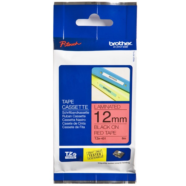 BROTHER TZe-431 �������� � �������������� ������ ������� 12 �� (������ ����� �� ������� ����)