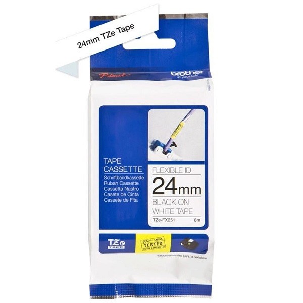BROTHER TZe-FX251 �������� � ���������� �������������� ������ ��� �������������� ������������ ������� 24 �� (������ ����� �� ����� ����)