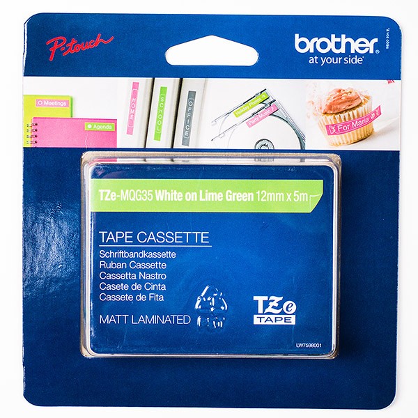 BROTHER TZe-MQG35 �������� � ������� �������������� ������ ������� 12 �� (����� ����� �� ����-������ ����)