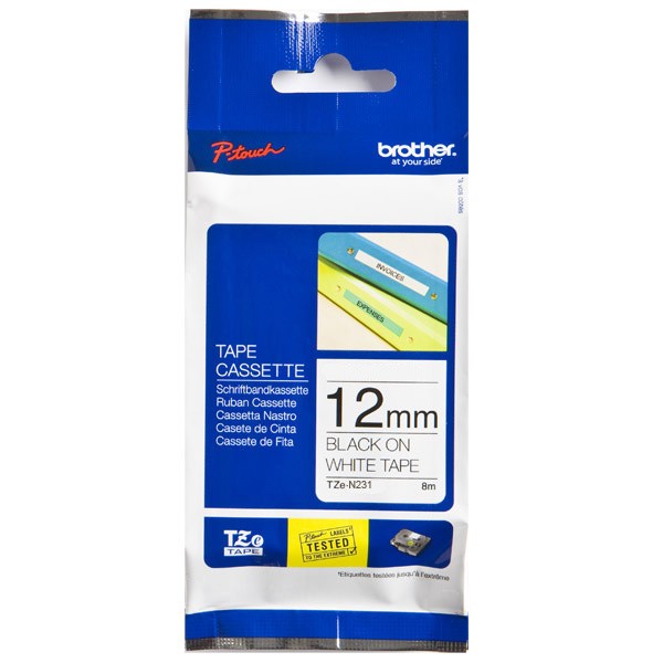 BROTHER TZe-N231 �������� � ���������������� ������ ������� 12 �� (������ ����� �� ����� ����)
