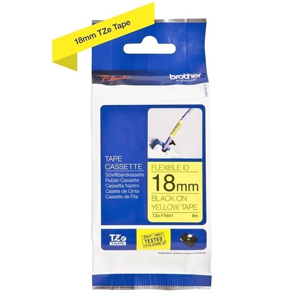 BROTHER TZe-FX641 �������� � ���������� �������������� ������ ��� �������������� ������������ ������� 18 �� (������ ����� �� ����� ����)