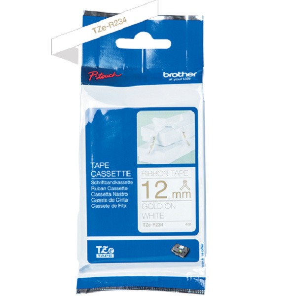 BROTHER TZe-R234 � �������� ������ ������� 12 �� (���������� ����� �� ����� ����, 4�)