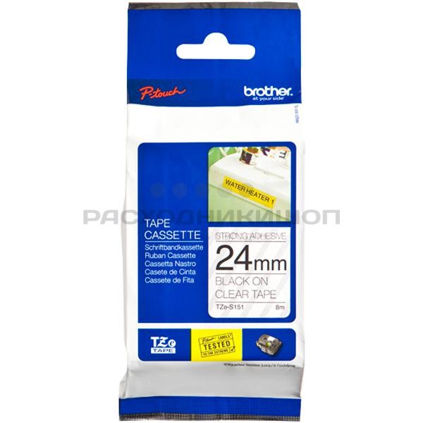 BROTHER TZe-S151 �������� � c����������� �������������� ������ ������� 24 �� (������ ����� �� ���������� ����)