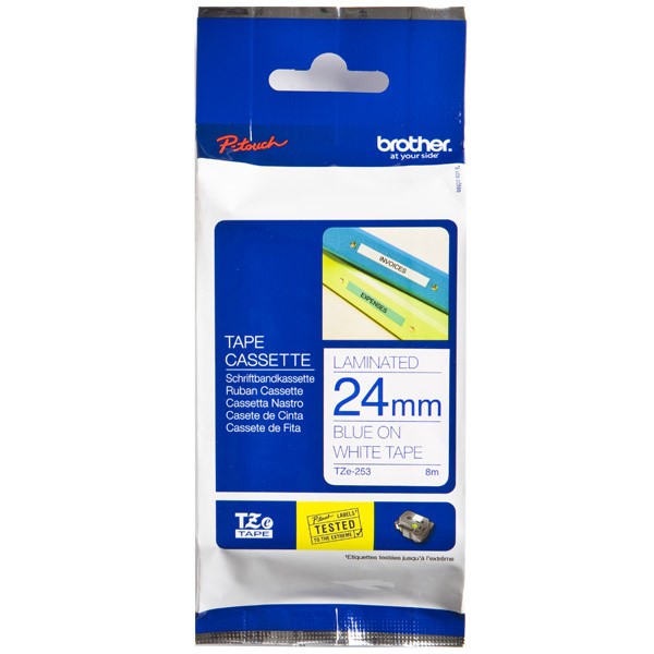 BROTHER TZe-253 �������� � �������������� ������ ������� 24 �� (����� ����� �� ����� ����)